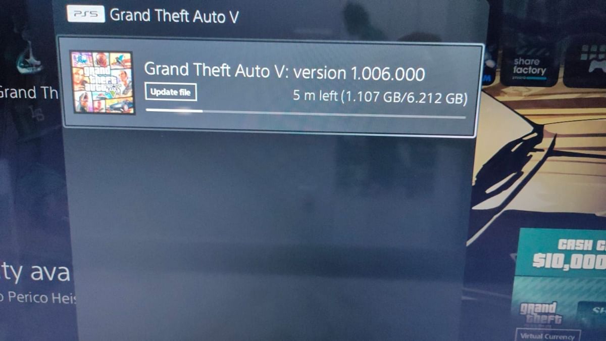 GTA Online Winter Update 2023 preload size for PS5, PC, and Xbox