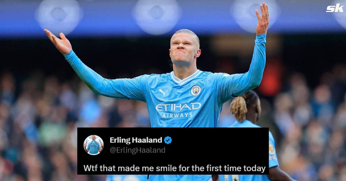 Manchester City forward Erling Haaland 