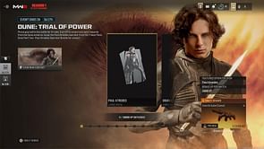 How to unlock all rewards in The Dune Trial of Power event in Warzone