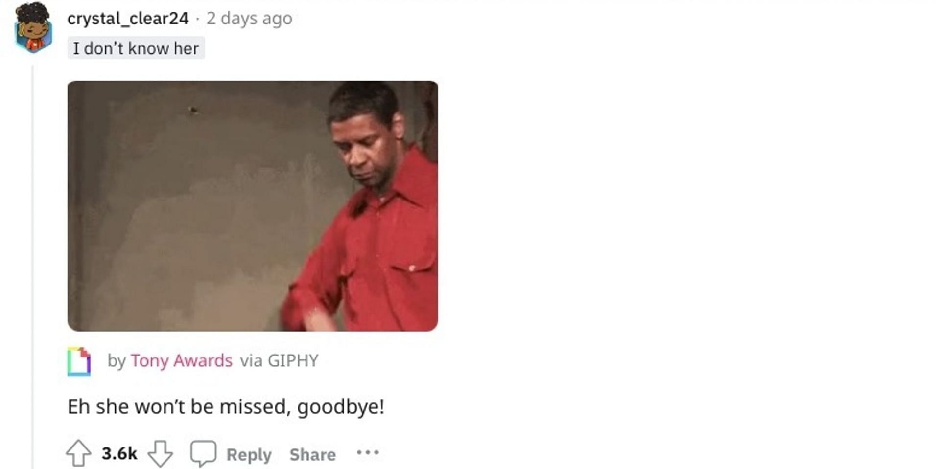 A user reacting to the news of Mayim Bialik leaving Jeopardy! (Image via Reddit)