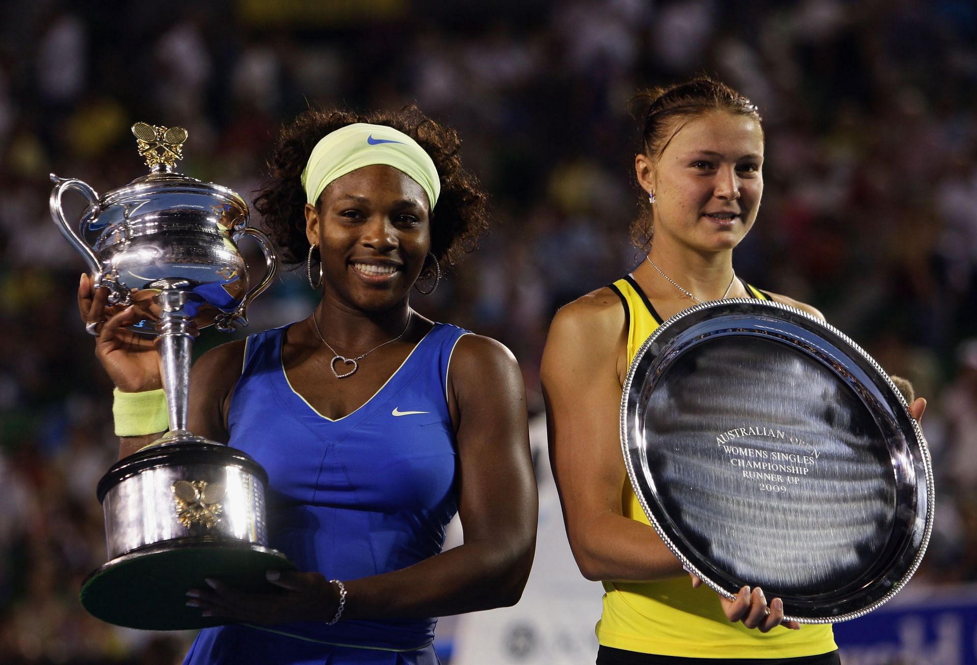 Serena Williams defeated Dinara Safina in the 2009 Australian Open final