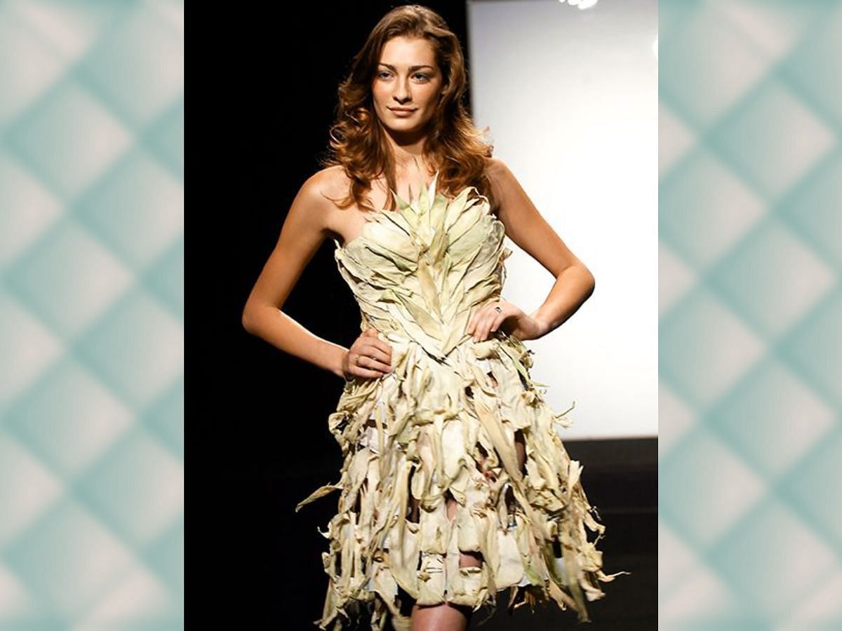 Austin Scarlett&#039;s Corn Husk Dress (Image via Bravo)