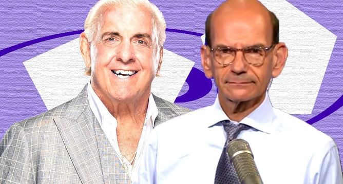 "Idiot" - $500,000 worth Ric Flair takes a shot at SEC analyst Paul Finebaum over Michigan sign-stealing scandal