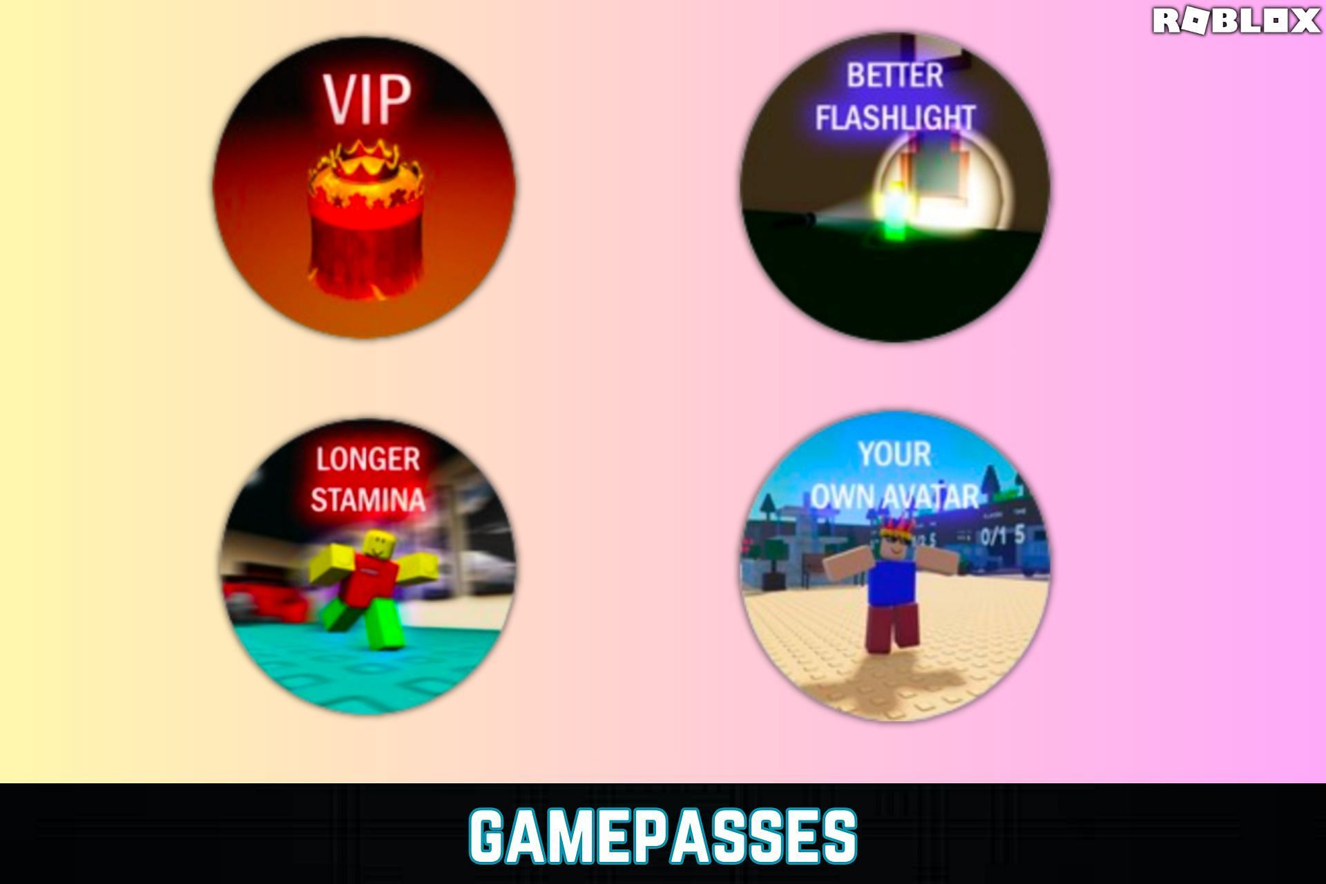 The gamepasses in the game (Image via Sportskeeda)