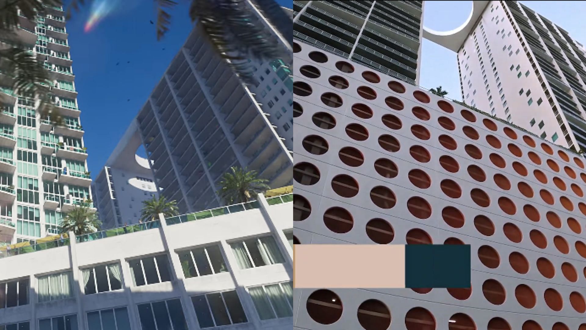 Vice City vs Miami 2/4 (Images via Rockstar Games, YouTube/ Urbe Miami)