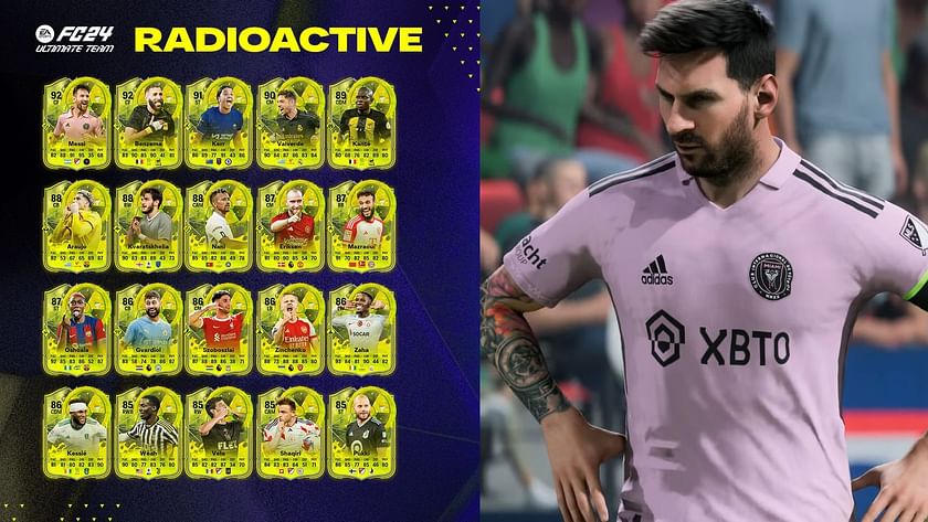 EA FC 24 Radioactive Team 1 squad confirms huge Lionel Messi and