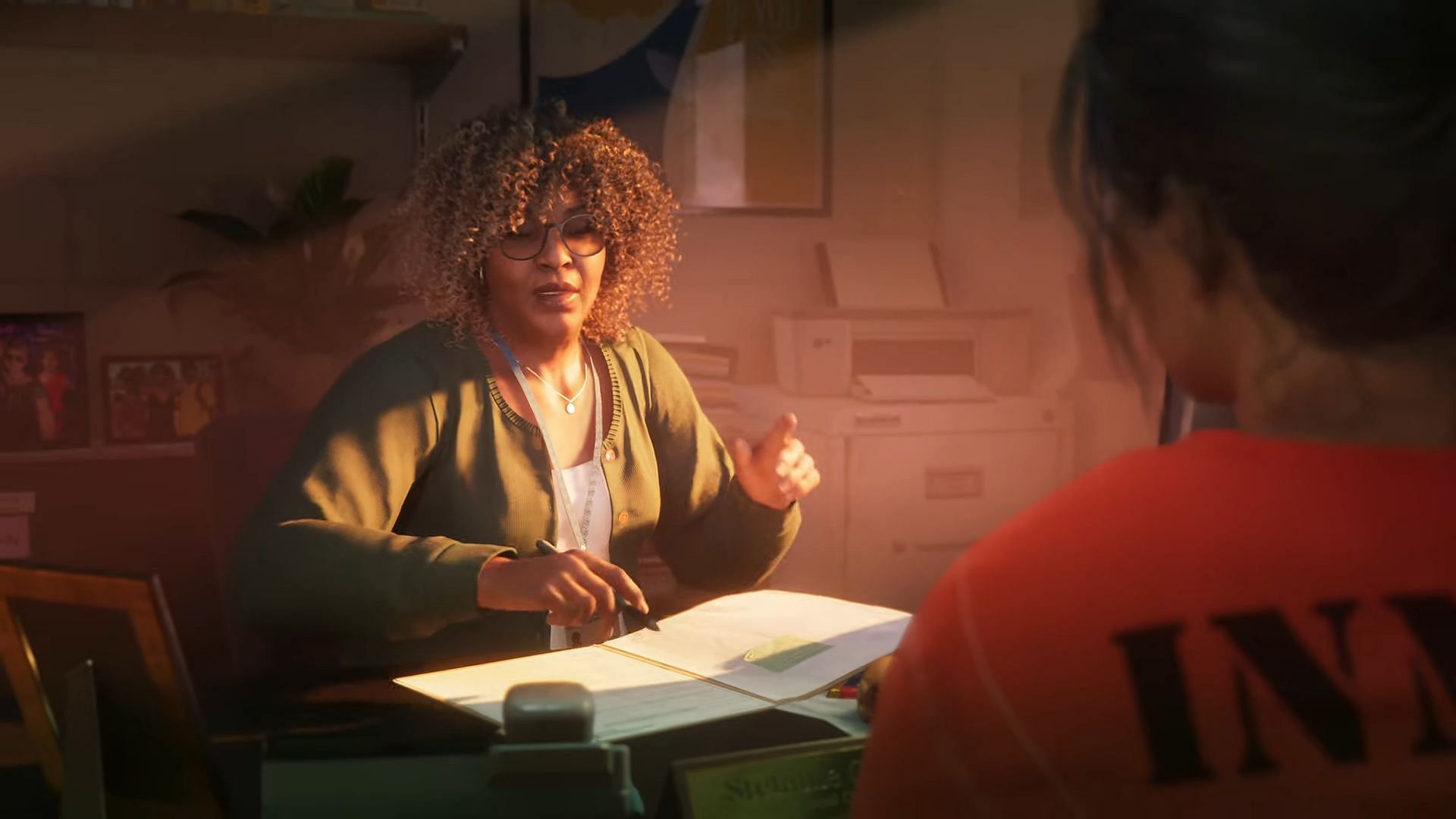 The hair graphics in the trailer (Image via Rockstar Games)