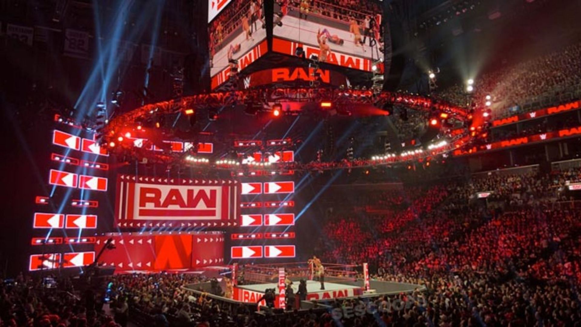 WWE RAW Arena. Image Credits: X