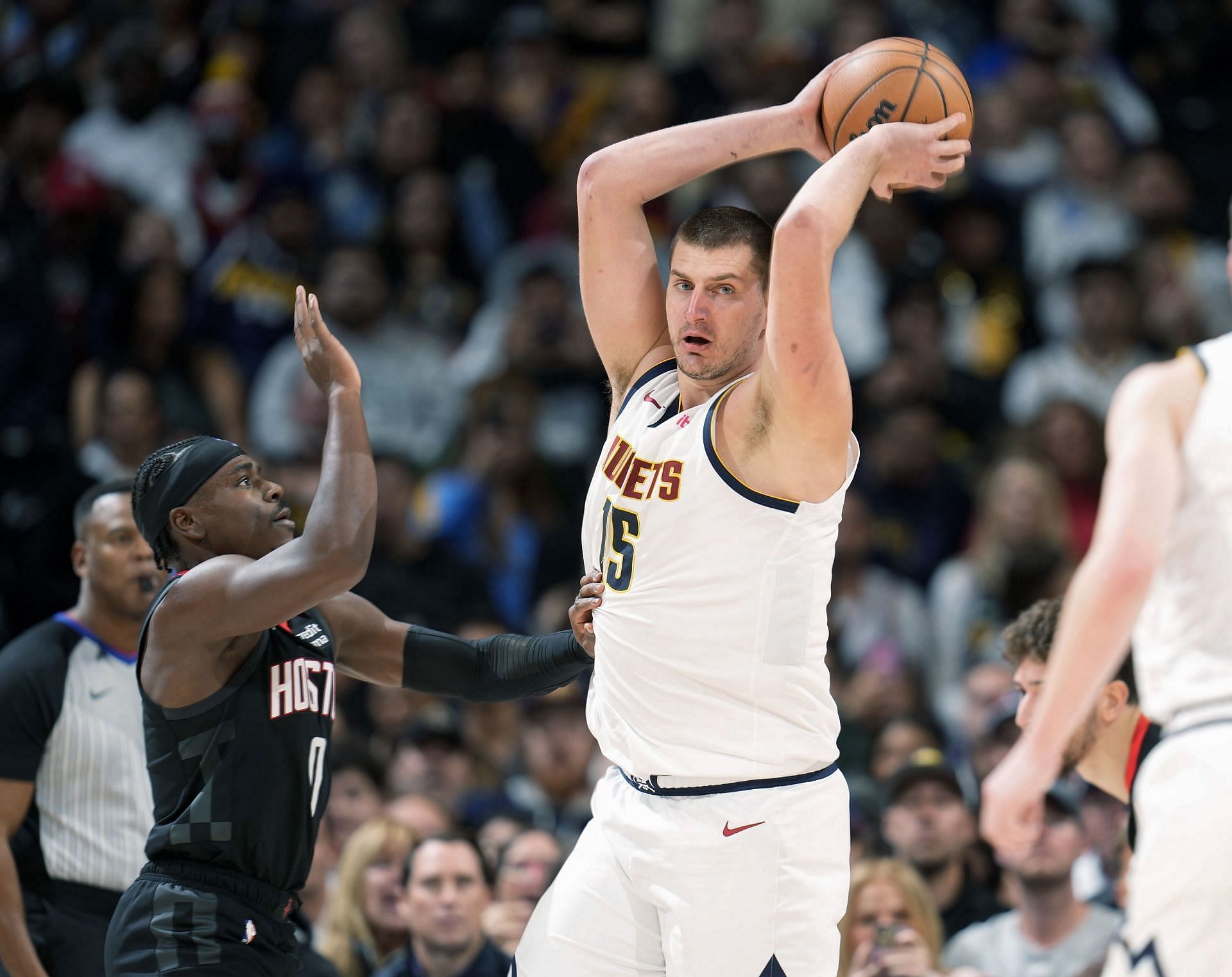 Nikola Jokic in action for the Nuggets