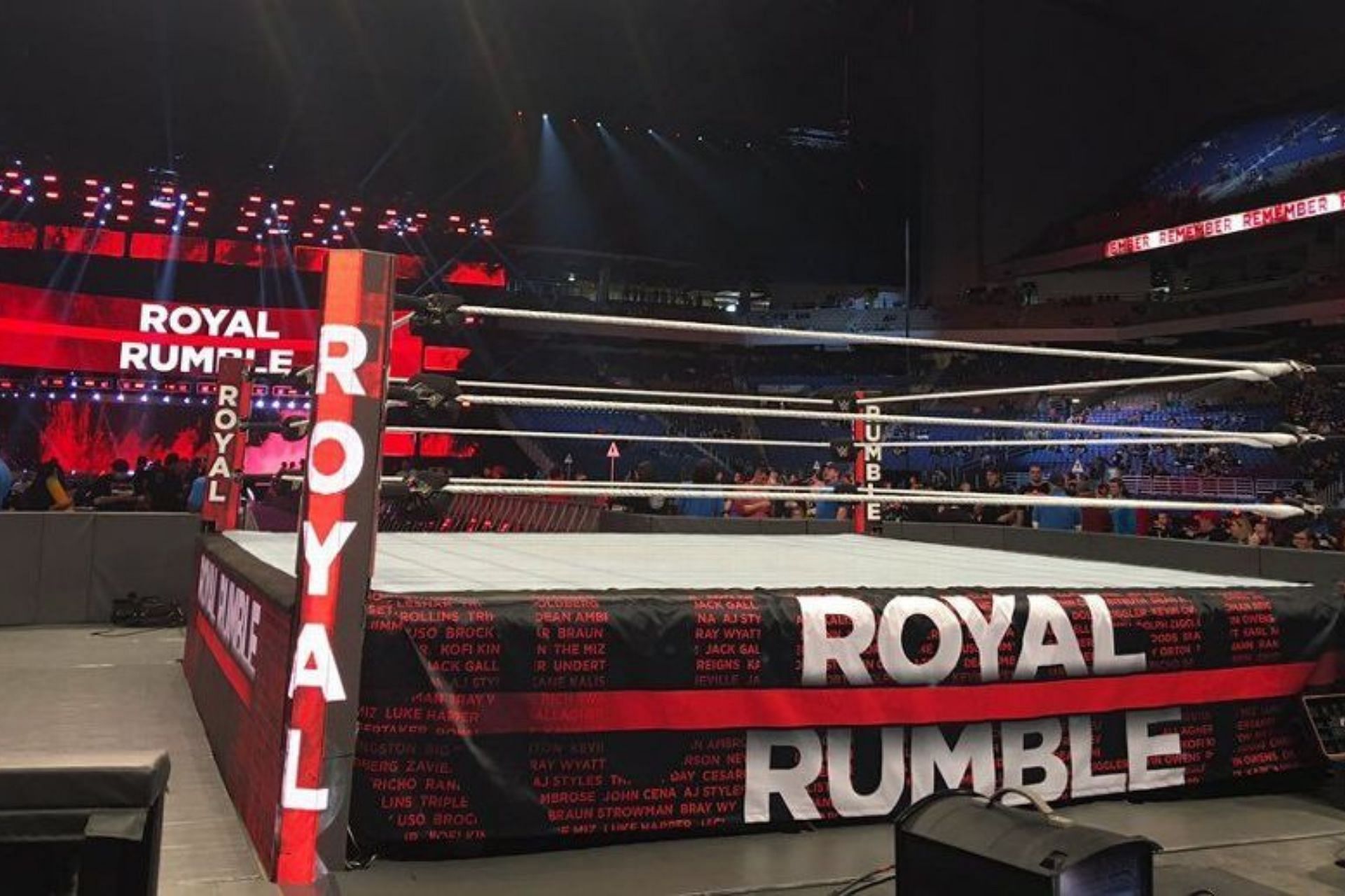 The Royal Rumble match is slated to happen in January