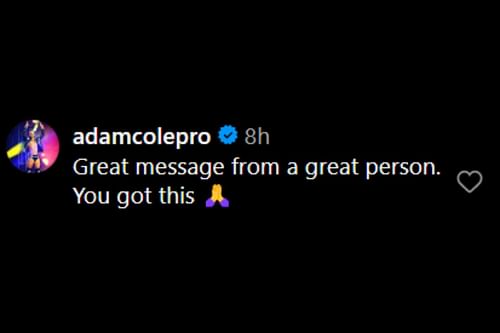 Adam Cole's response Miro's response