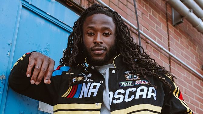 Saints' running back Alvin Kamara launches NASCAR-themed merchandise, arrives at NFL game in official Toyota pace car