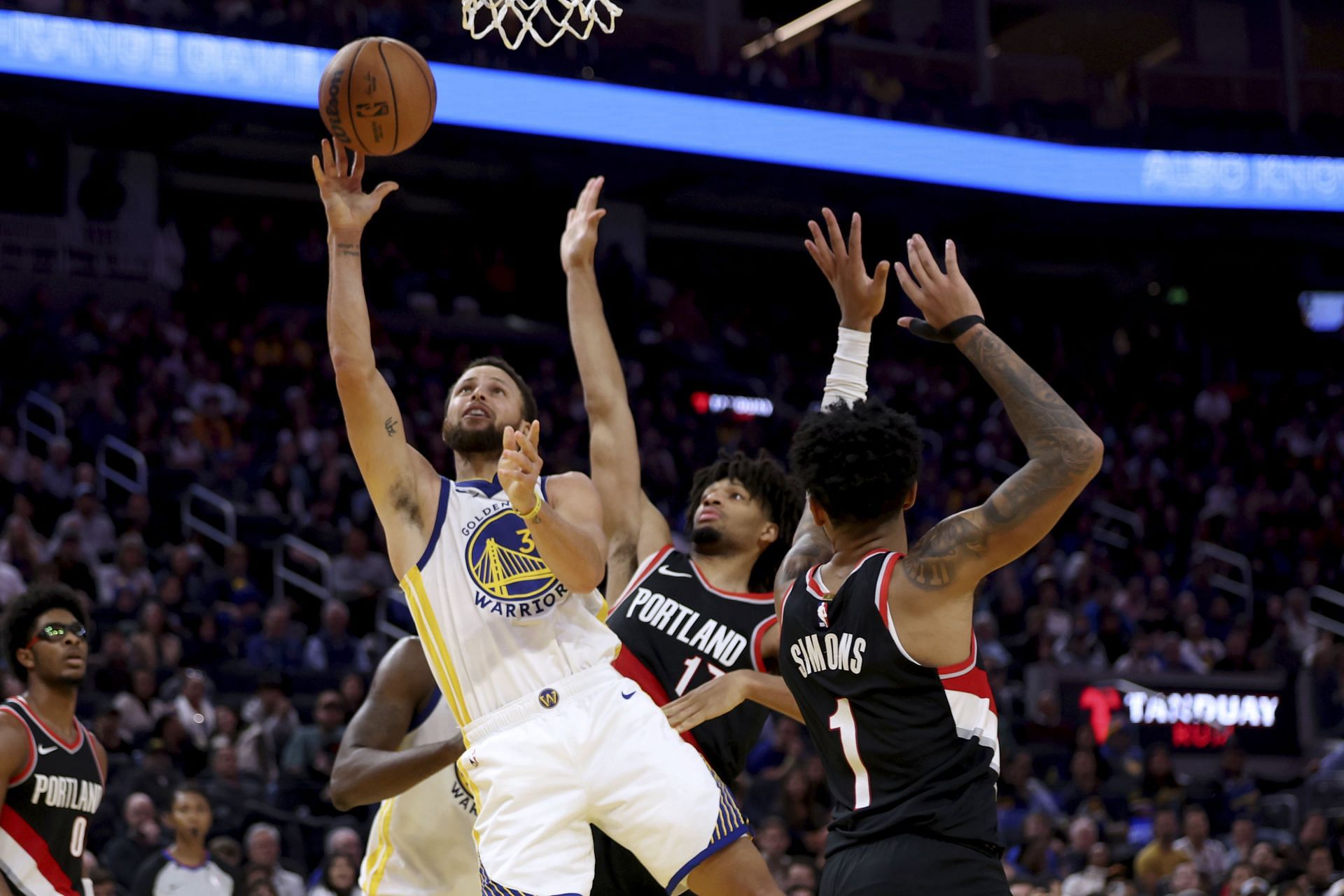 Trail Blazers Warriors Basketball