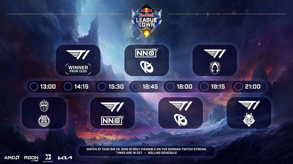Red Bull League of Its Own T1 set to face European giants in Red Bull