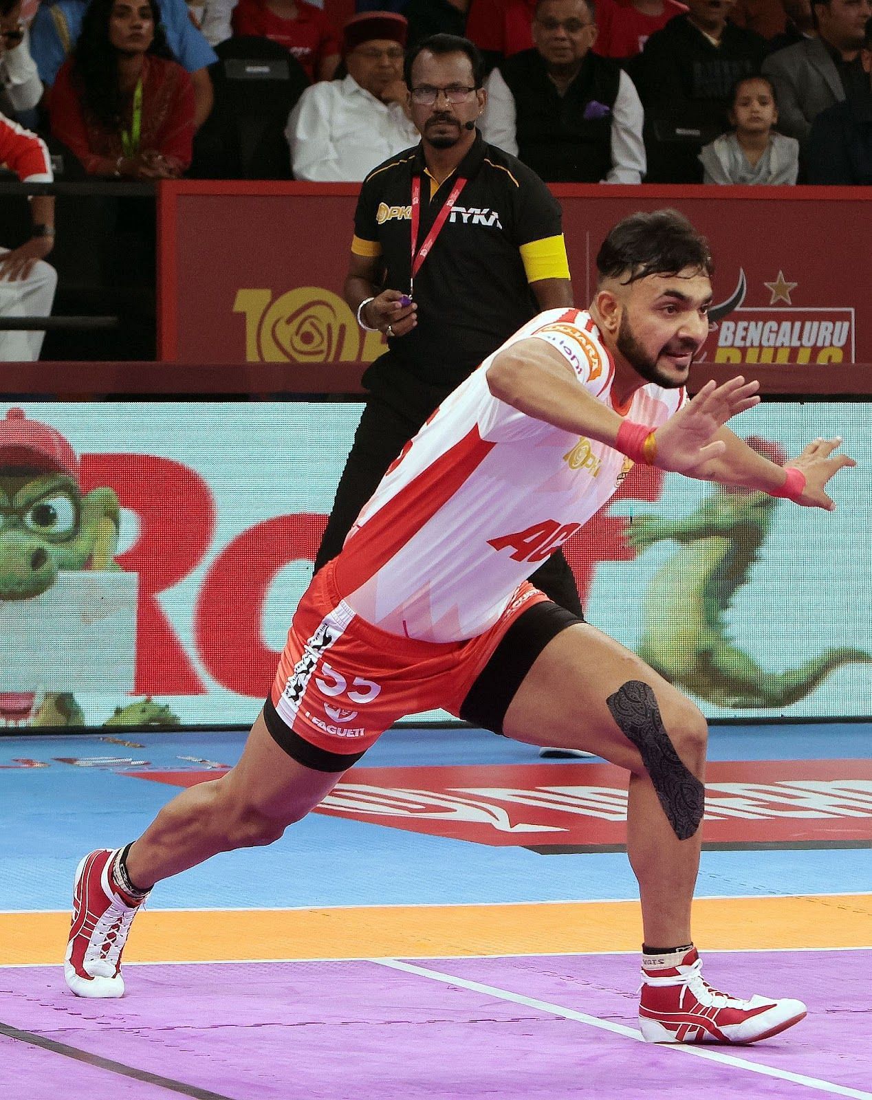 Sonu Jaglan in action (Credits: PKL)