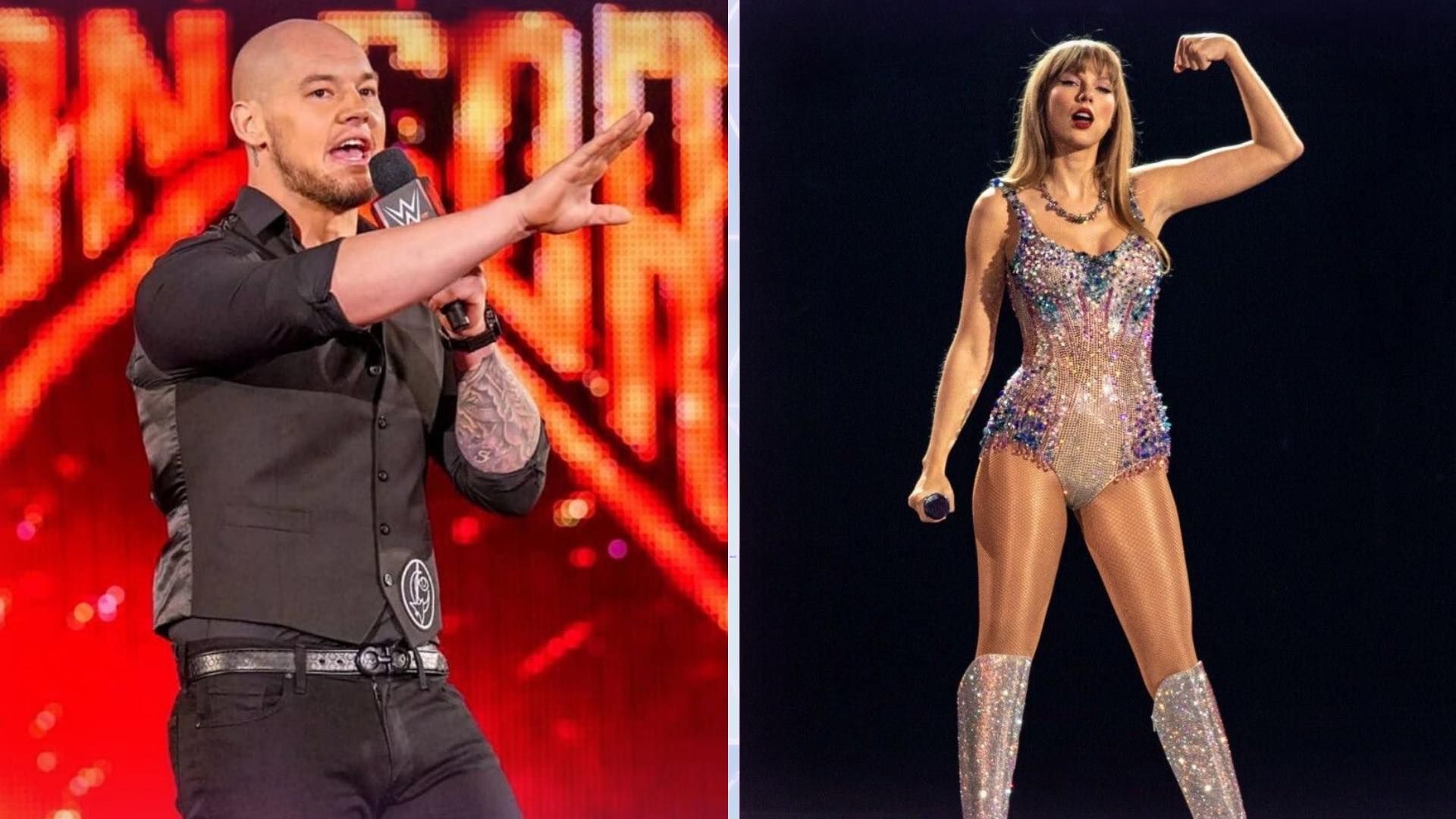 Wwe Star Reacts To Baron Corbin Suddenly Posting Picture With Taylor Swift