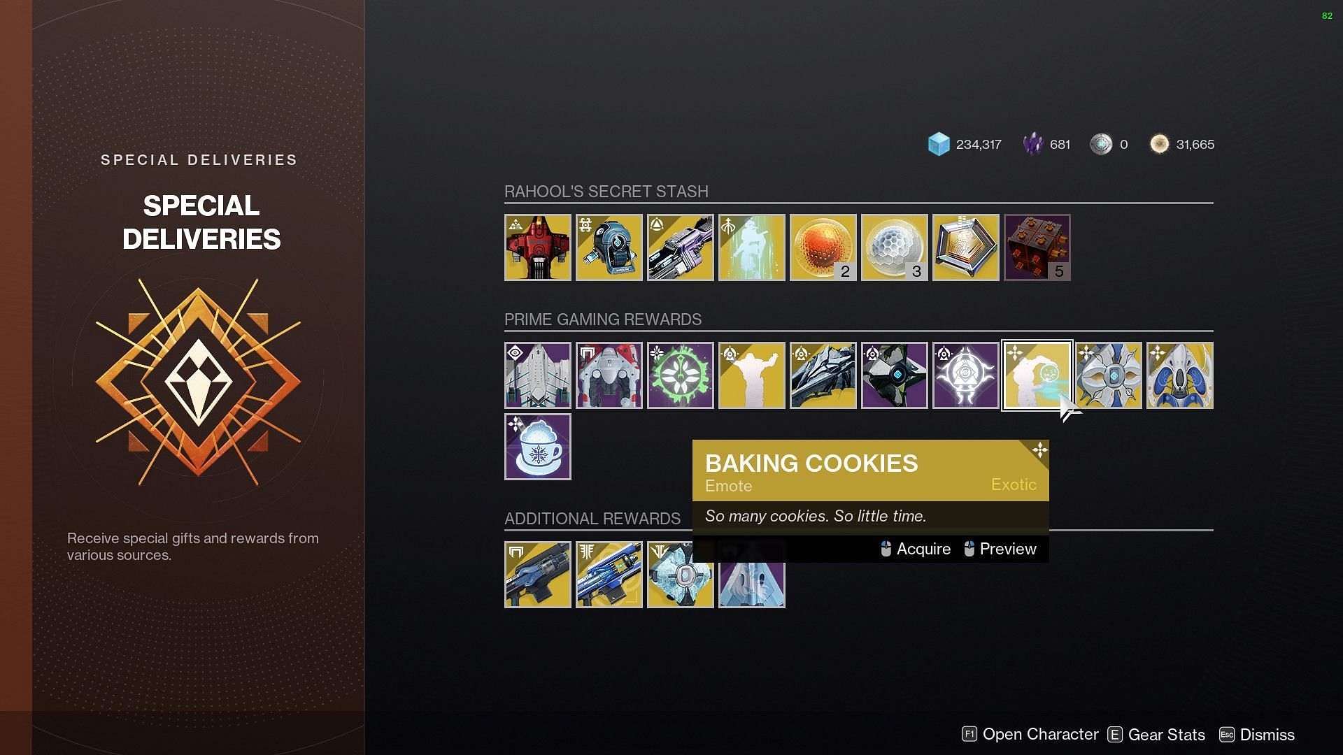 Special Delivery Kiosk page in the Tower (Image via Bungie) 