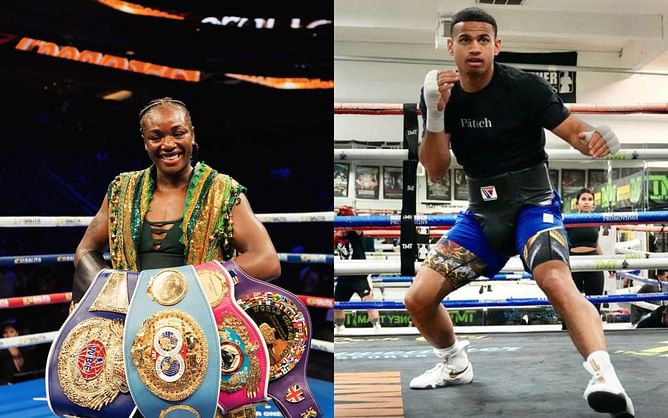 Claressa Shields threatens to "embarrass" Rolly Romero after the male boxer threatened to 'put his hands on her'