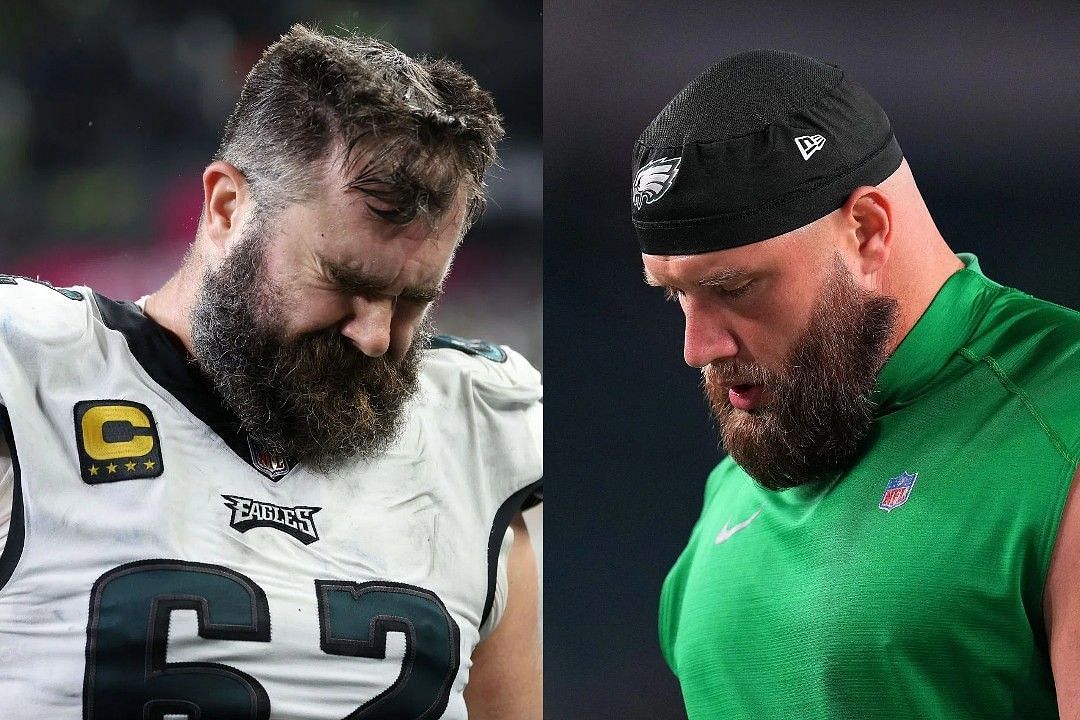 NFL fans slam referees for missing false start penalty on Jason Kelce ...