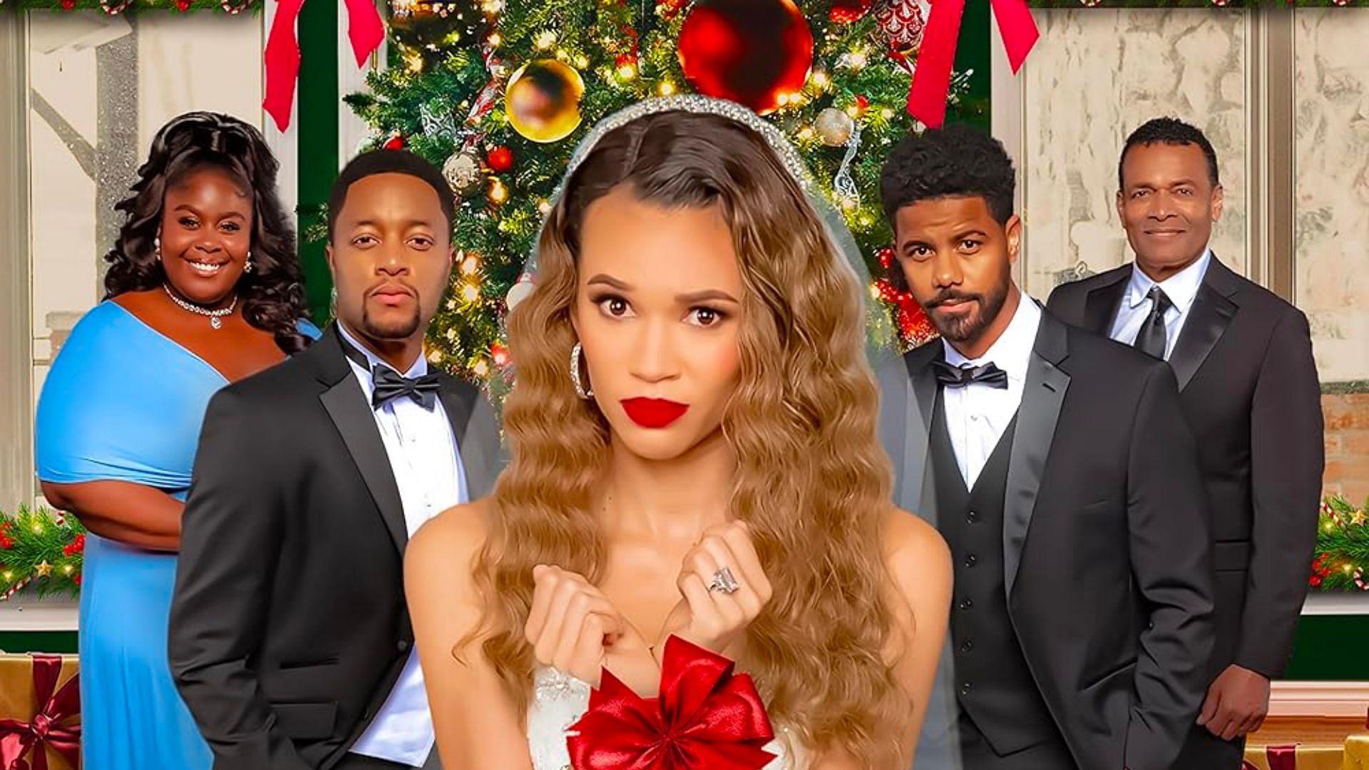 This Christmas film is all about love and festive cheer (Image via BET+)