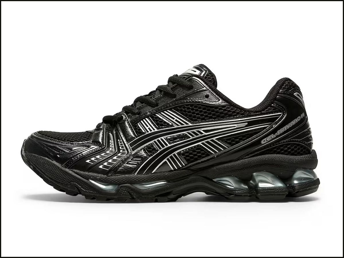 ASICS GEL-KAYANO 14 Black/Pure Silver sneakers (Image via Sneaker News)