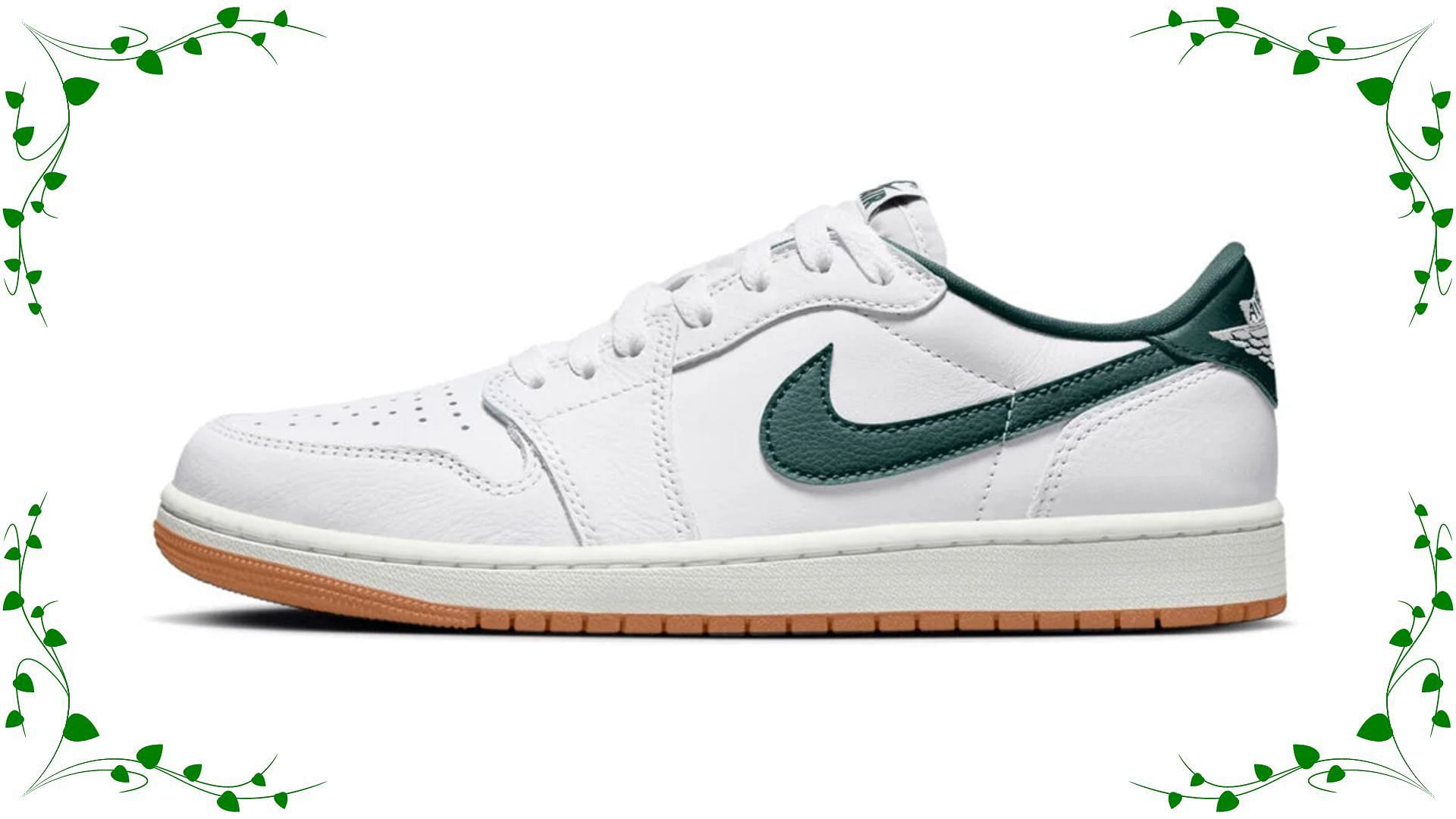 Air Jordan 1 Low Oxidized Green shoes (Image via Instagram/@sneakerfiles)