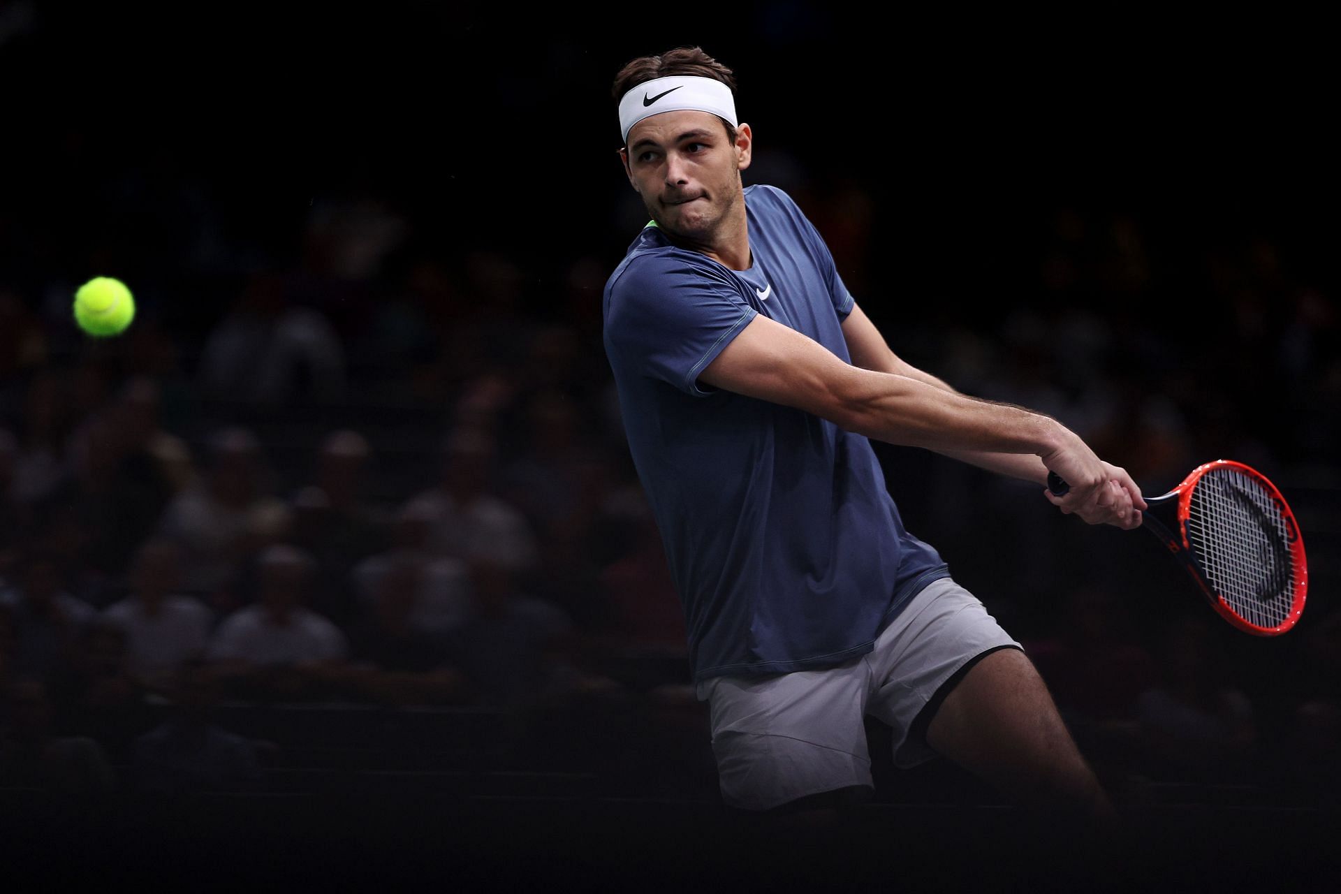 Taylor Fritz at the 2023 Rolex Paris Masters