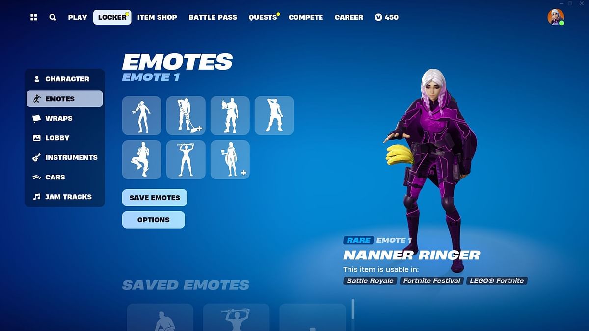 How to get the Nanner Ringer Emote for free in Fortnite