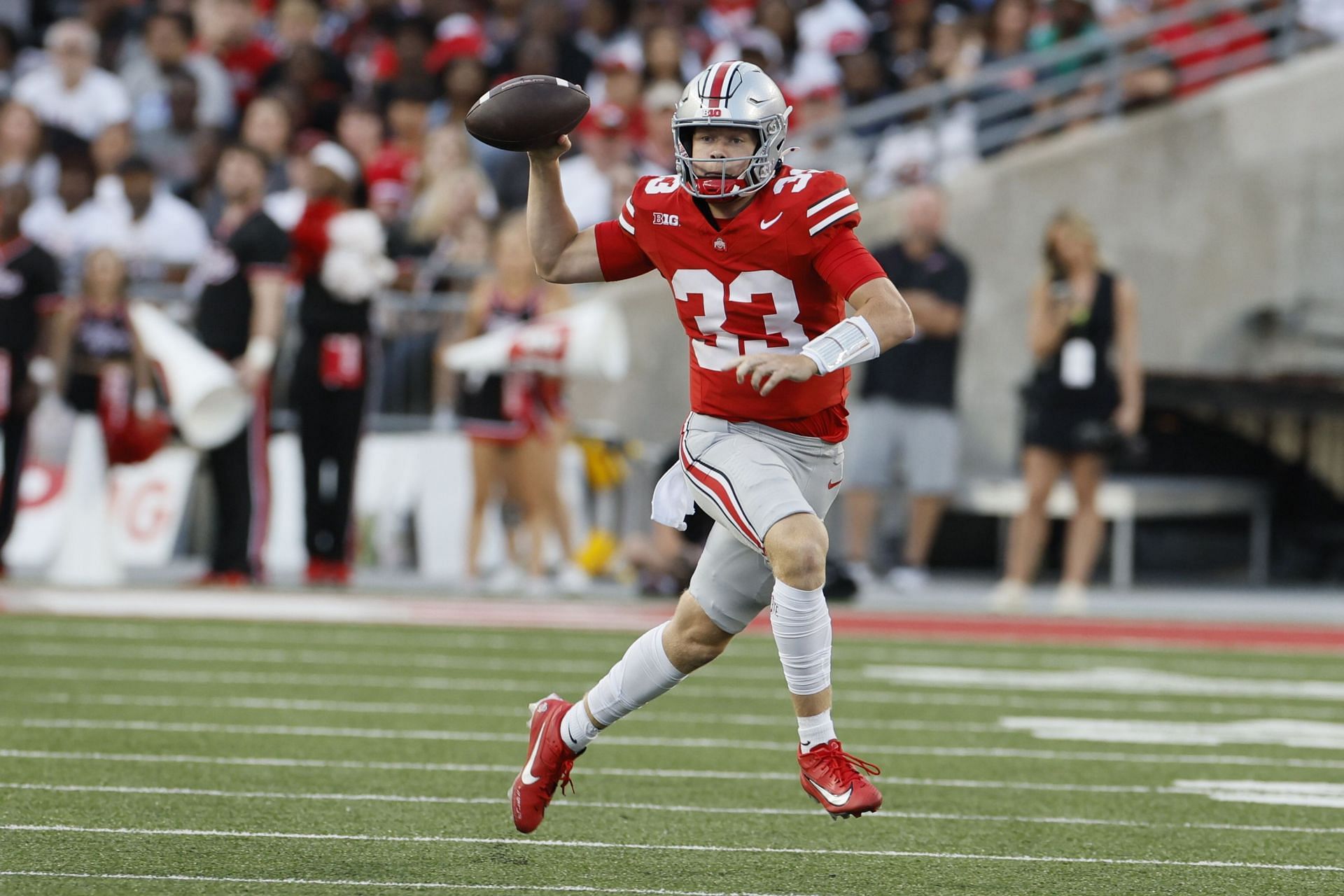 Who will be Ohio State's starting QB today for the Cotton Bowl