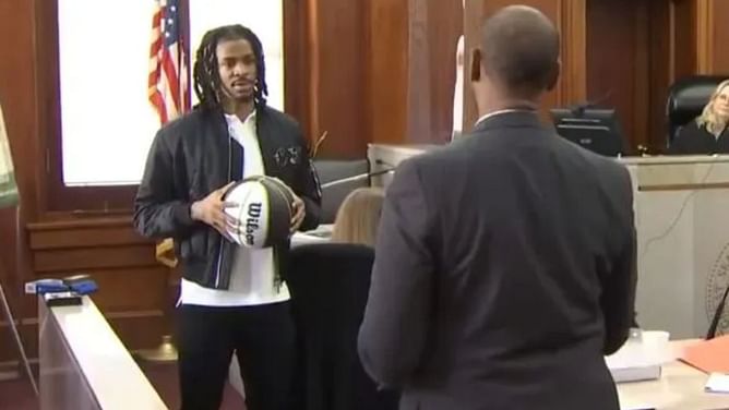 Watch: Footage of Ja Morant showing how to check-ball in pickup games during court proceedings