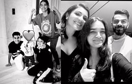 [Watch] Virat Kohli, Anushka Sharma, and Vamika spending quality time with their family