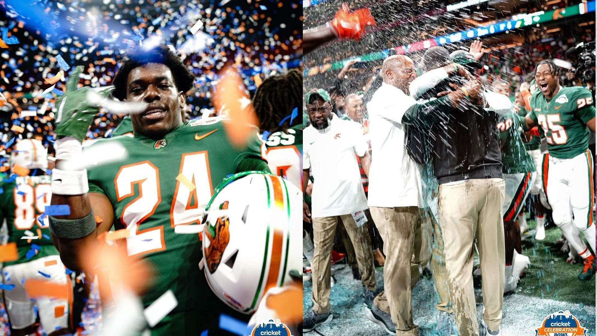 The Florida A&amp;M Rattlers won the Celebration Bowl