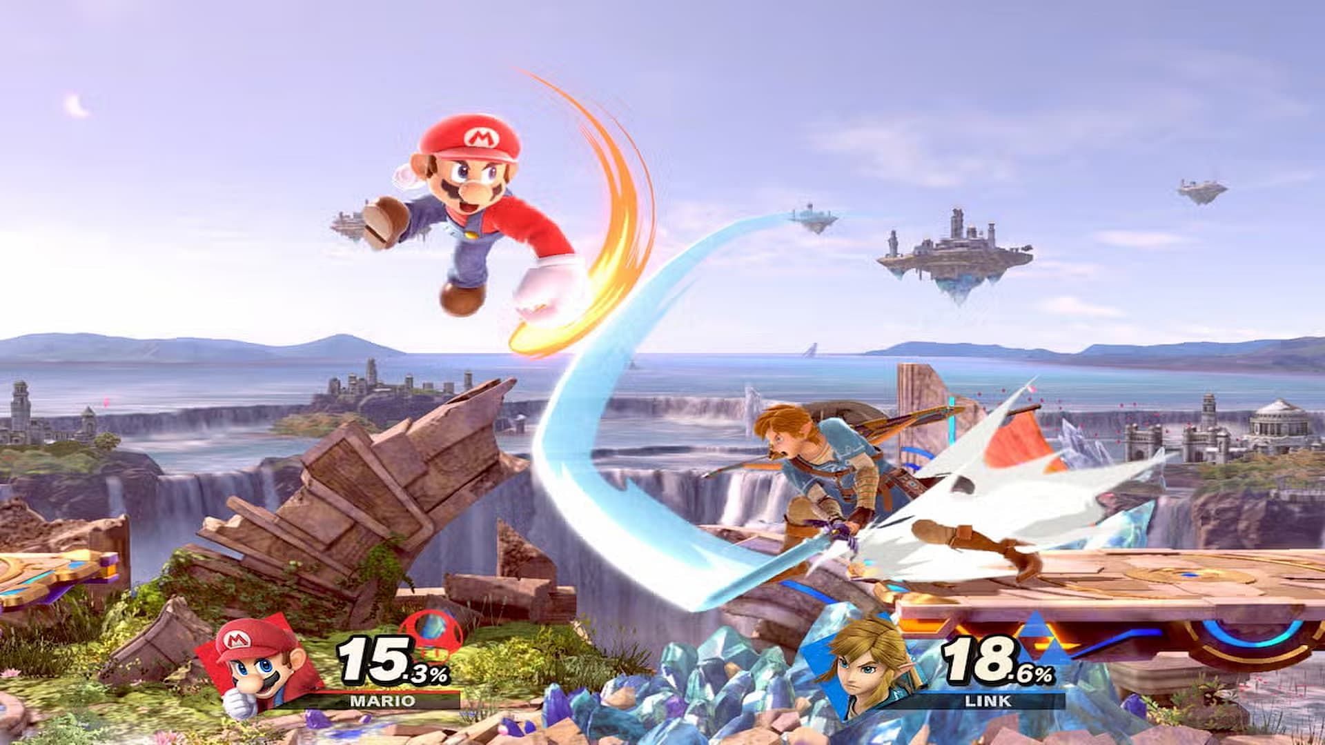 Super Smash Bros gameplay (Image via Bandai Namco)