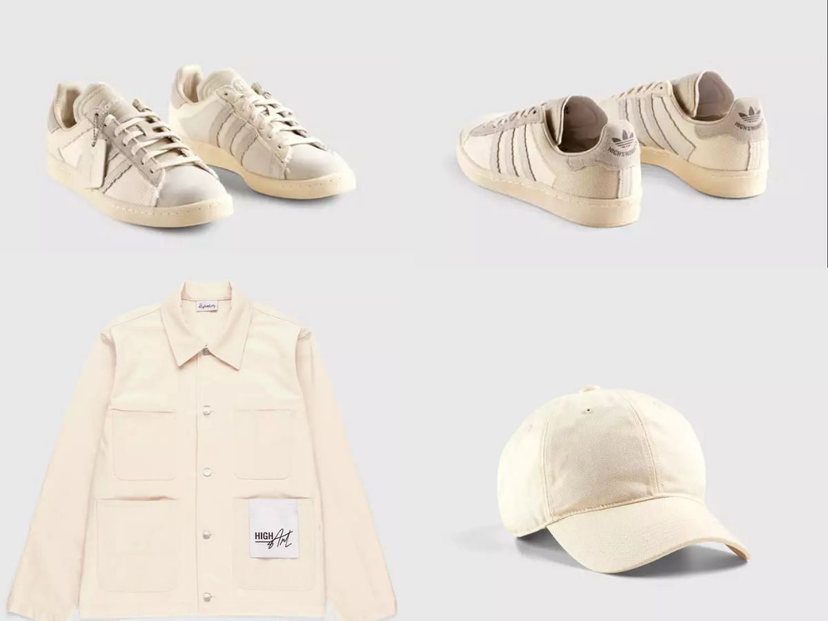 The newly released Adidas Originals x Highsnobiety HIGHArt collection features apparel, accessories, and limited-edition Campus sneaker (Image via Sportskeeda)