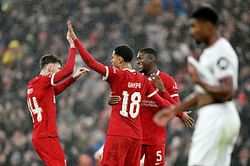 "Pure Jurgen Klopp football", "A walk in the park" - Twitter explodes as Liverpool thrash West Ham to advance to EFL Cup S/F