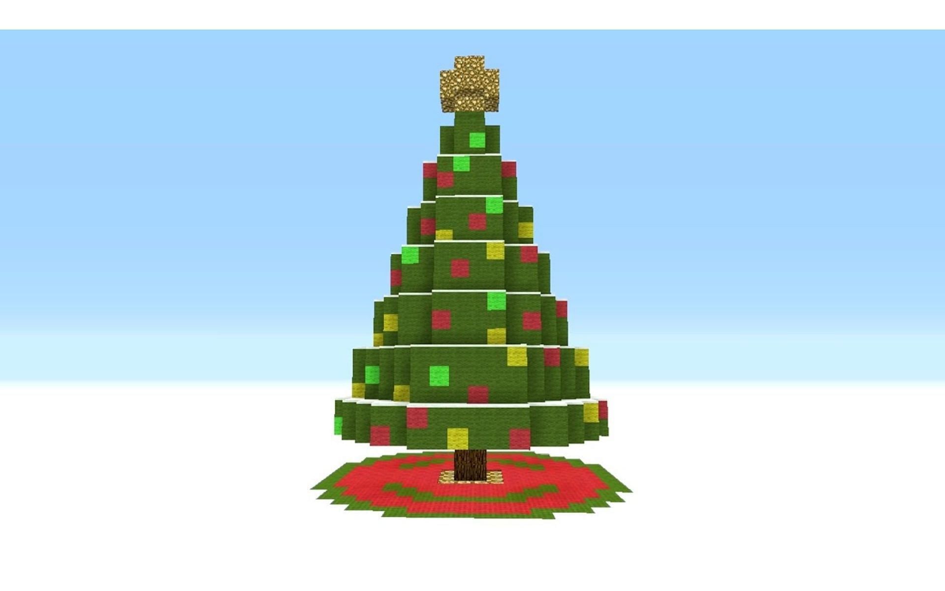 A large Christmas tree is a great choice (Image via YouTube/ADHD Craft)