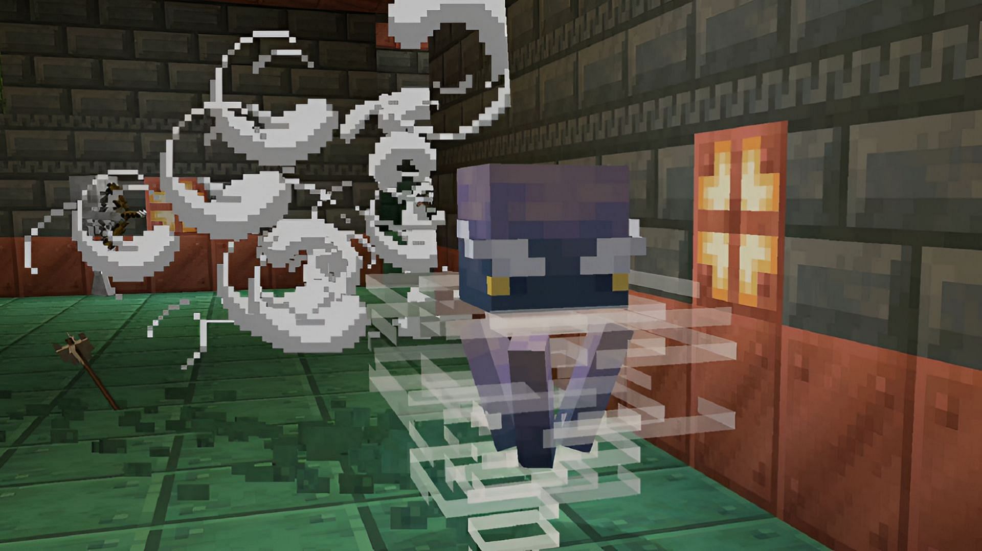 Minecraft Bedrock&#039;s latest preview makes a few small tweaks to the breeze mob (Image via Mojang)