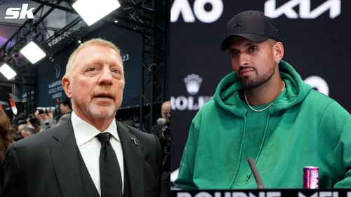 Nicky Kyrgios and Boris Becker - Getty Images