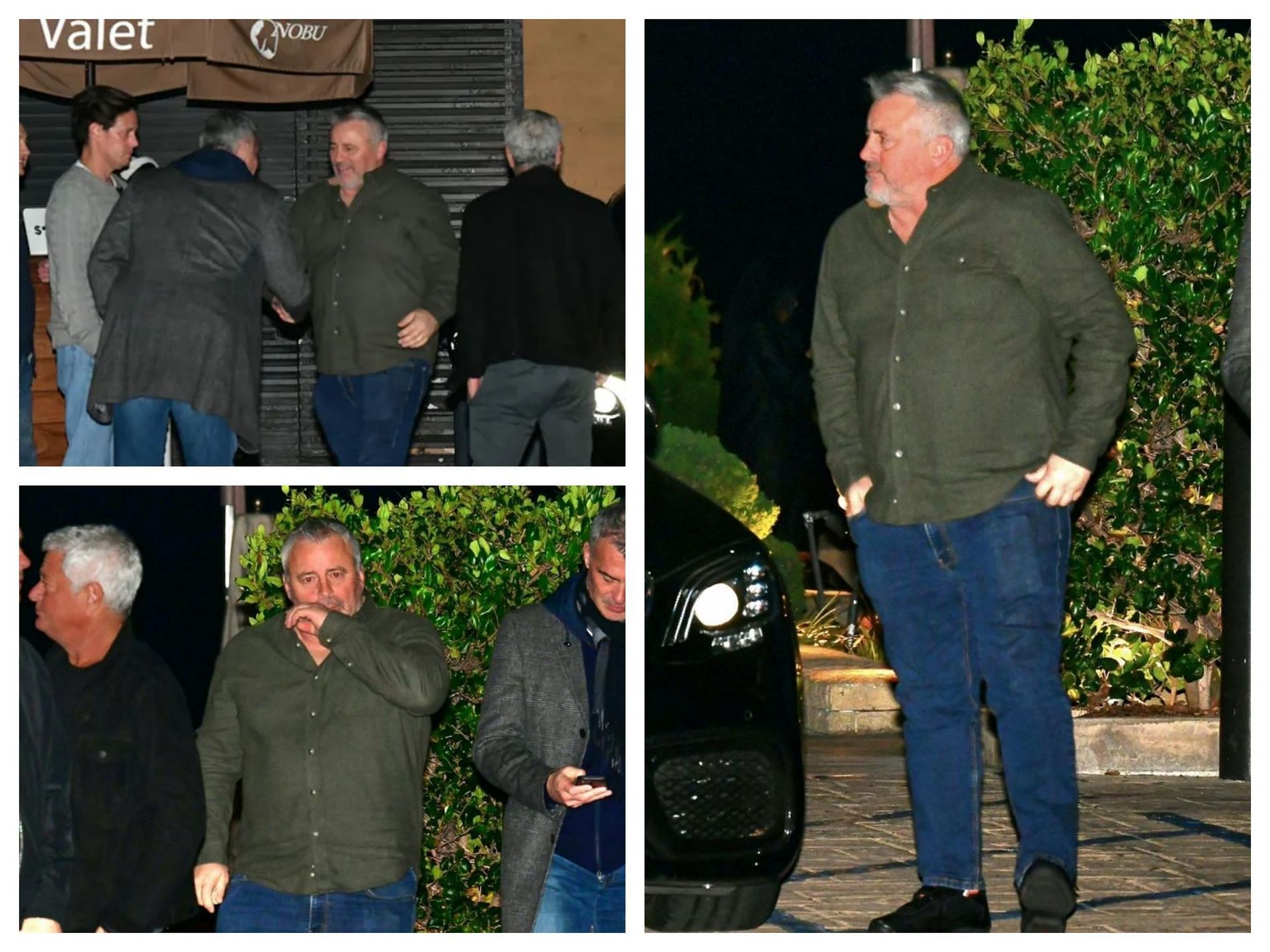 Matt LeBlanc spotted outside Nobu, Malibu (image via Daily Mail)