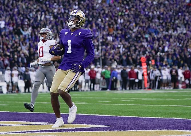 Rome Odunze 40 time: How fast is Washington Huskies' WR?