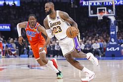 "Tuck the kids to bed": LA Lakers fans go berserk as LeBron James' clinical 40-piece leads team to skid-ending win over OKC