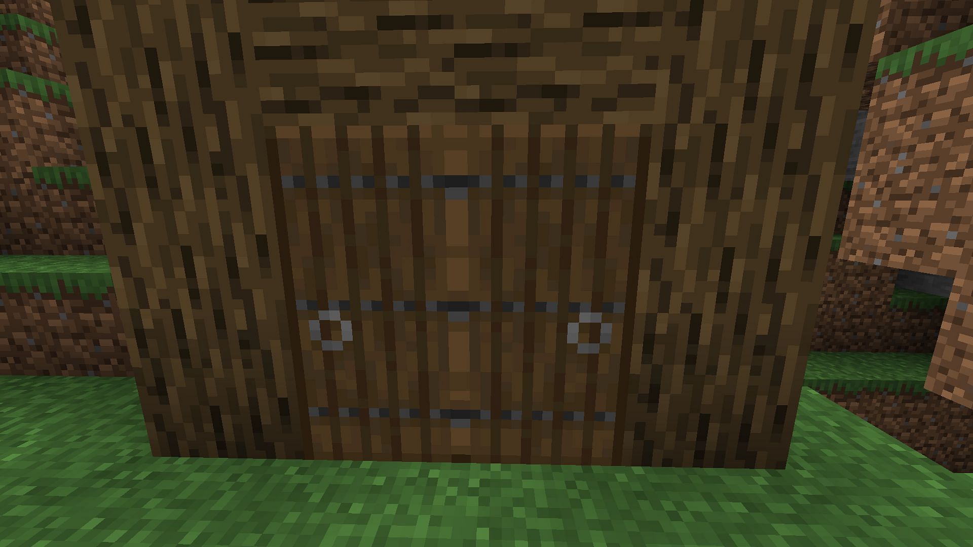 Fans can zombie-proof their doors with a very simple placement trick (Image via Mojang)ss