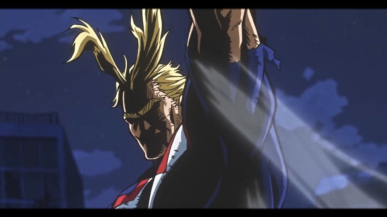 All Might after defeating All For One in the Kamino arc (Image via Bones).