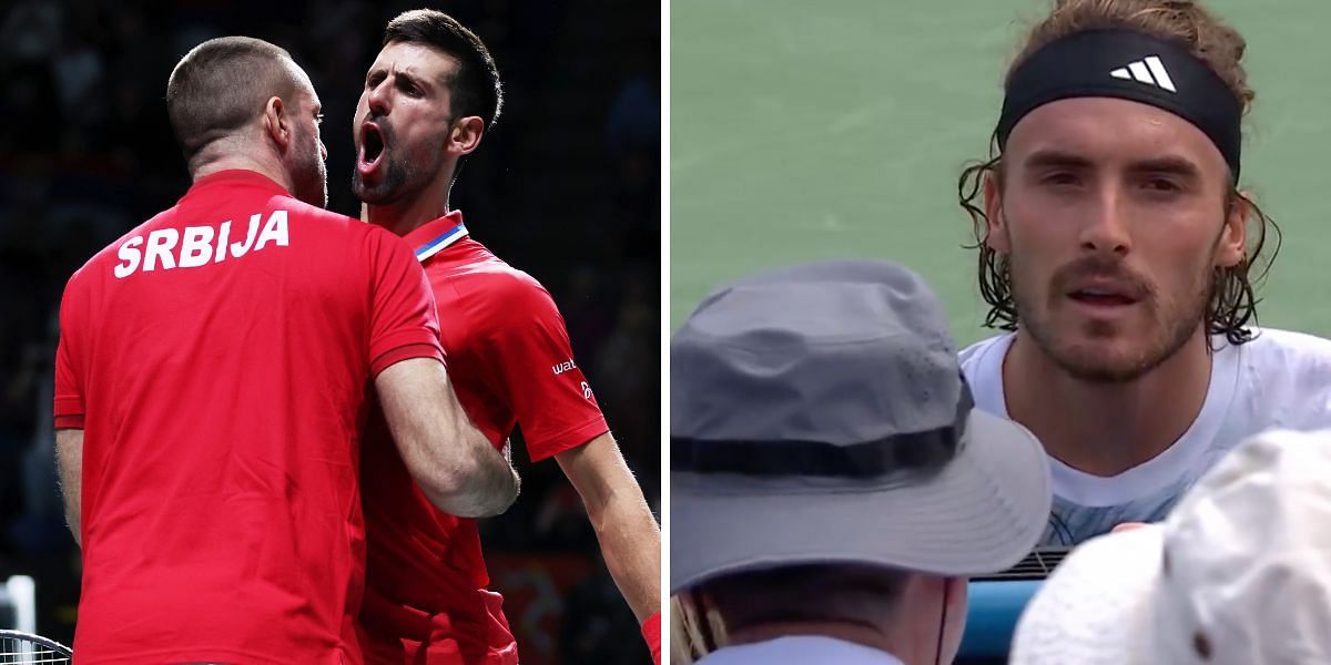 Novak Djokovic and Stefanos Tsitsipas had to deal with hostile crowds this year. 