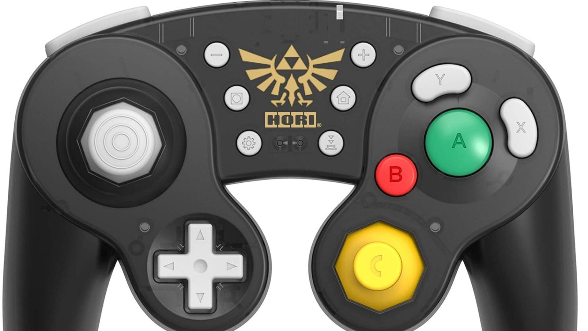 The Zelda insignia adds to the aesthetic (Image via HORI)