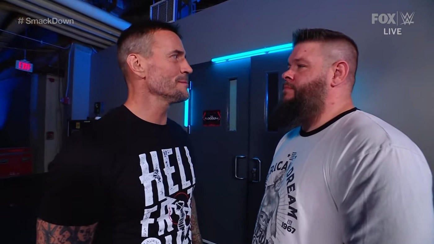CM Punk and Kevin Owens came face to face on WWE SmackDown.