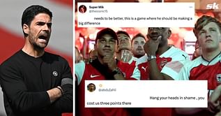 “You cost us three points”, “Making my eyes bleed” - Fans slam ‘wasteful’ Arsenal star after 1-0 loss to Aston Villa