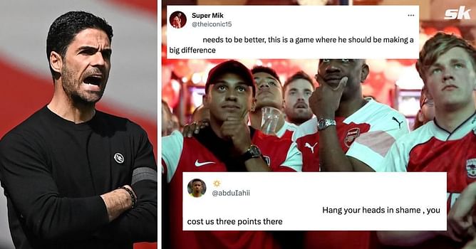 “You cost us three points”, “Making my eyes bleed” - Fans slam ‘wasteful’ Arsenal star after 1-0 loss to Aston Villa