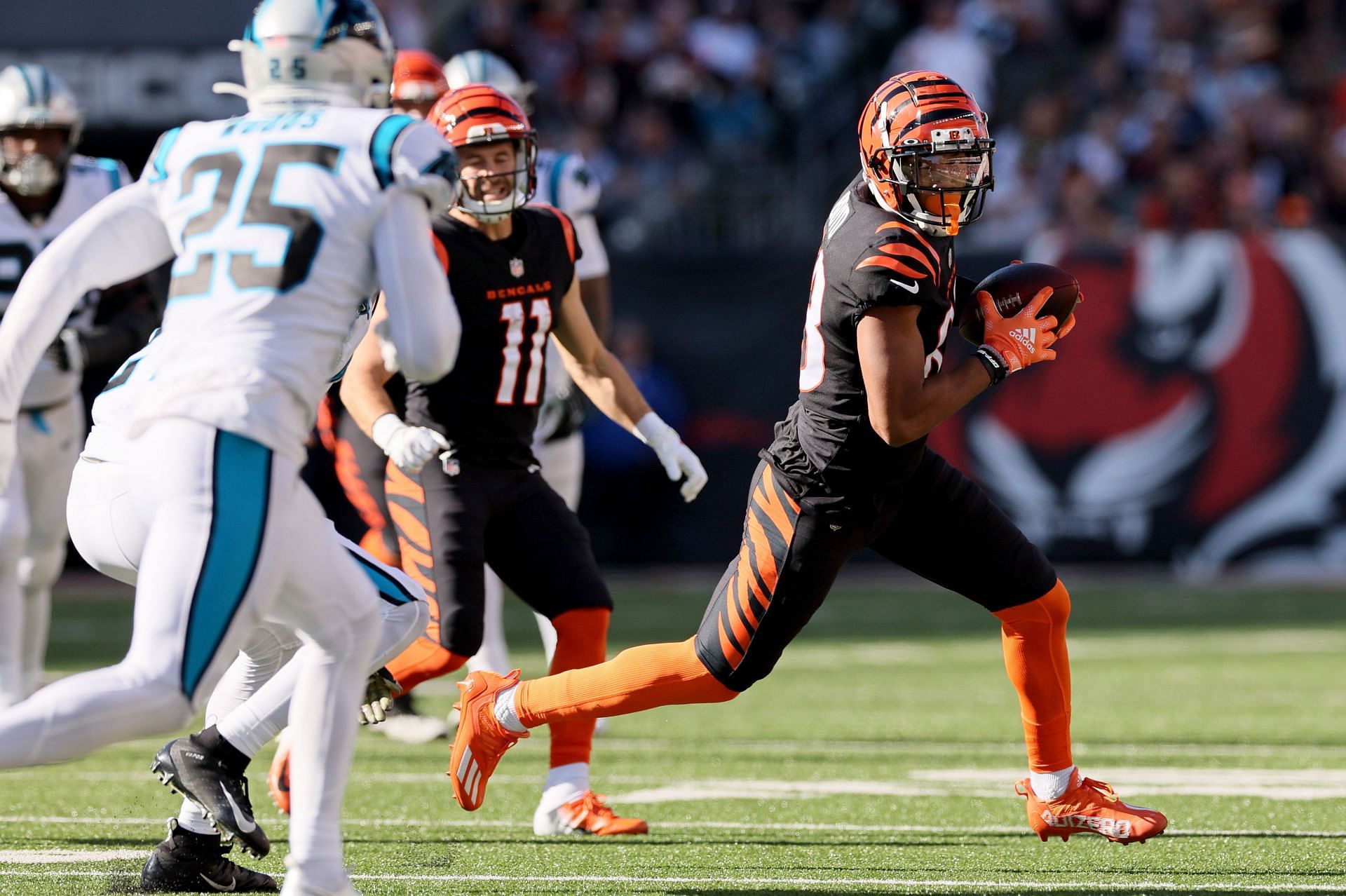 Tyler Boyd during Carolina Panthers v Cincinnati Bengals