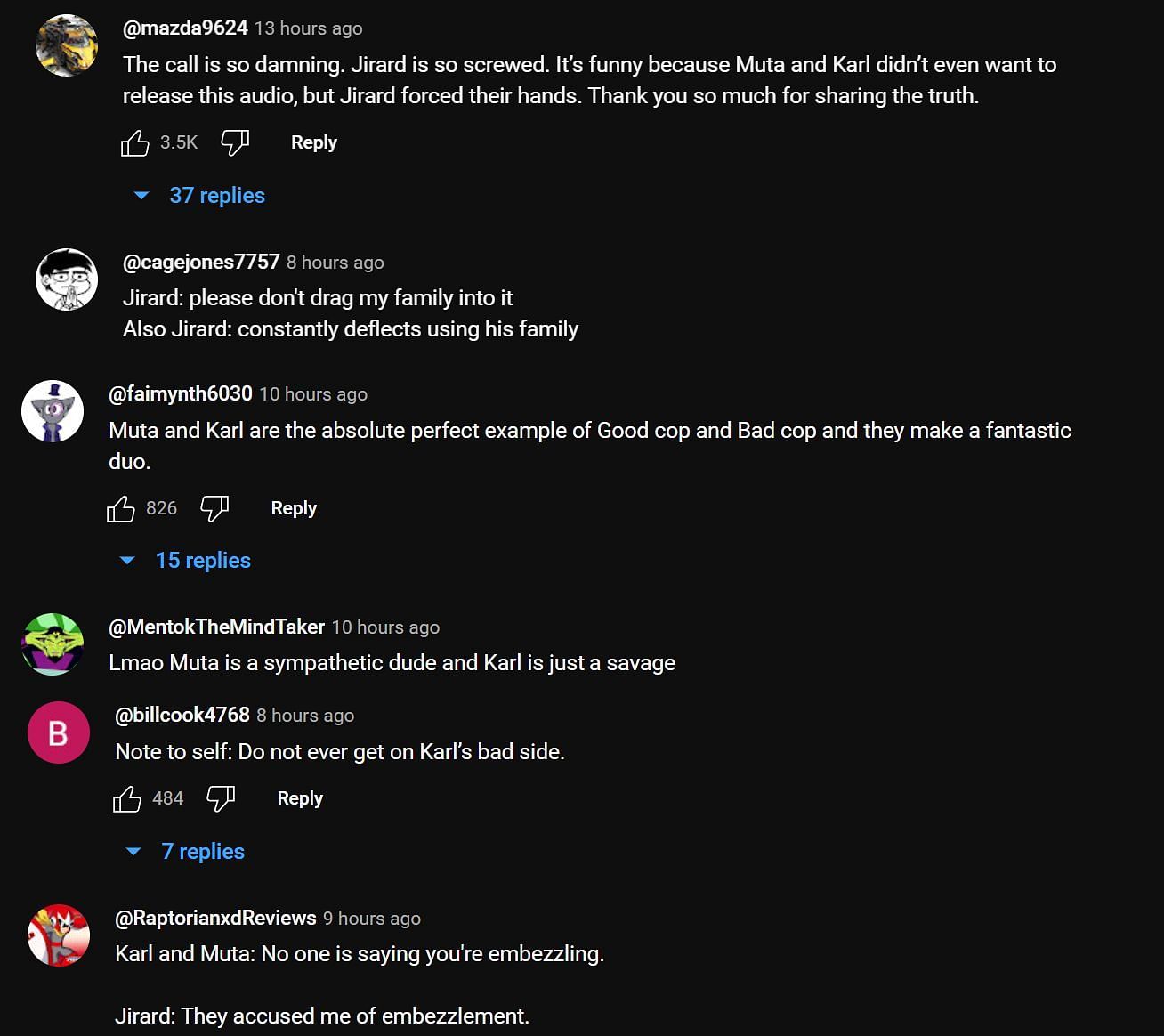Fans critical of Jirard (Image via YouTube/SomeOrdinaryGamers)